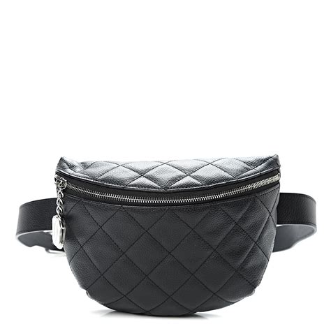 chanel melody belt bag|CHANEL Shiny Caviar Quilted Chain Melody Waist Belt Bag .